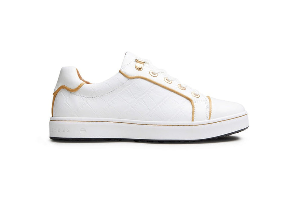 Royal Albartross Buckingham Shoe - White/Gold