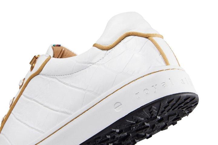 Royal Albartross Buckingham Shoe - White/Gold
