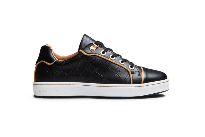 Royal Albartross Buckingham Shoe - Black/Gold