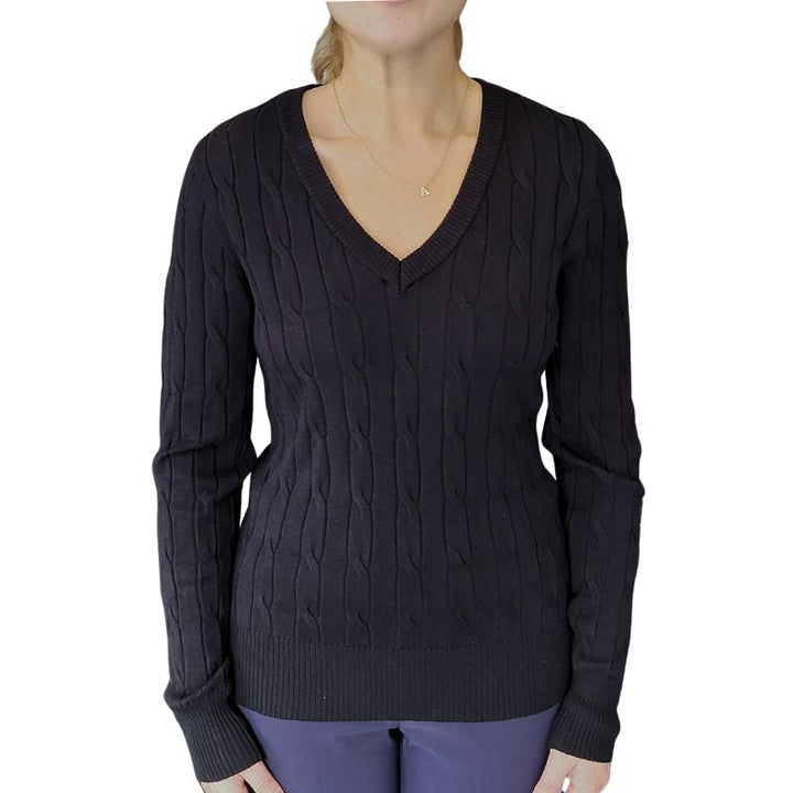 Scratch Seventy Cable Sweater - Black
