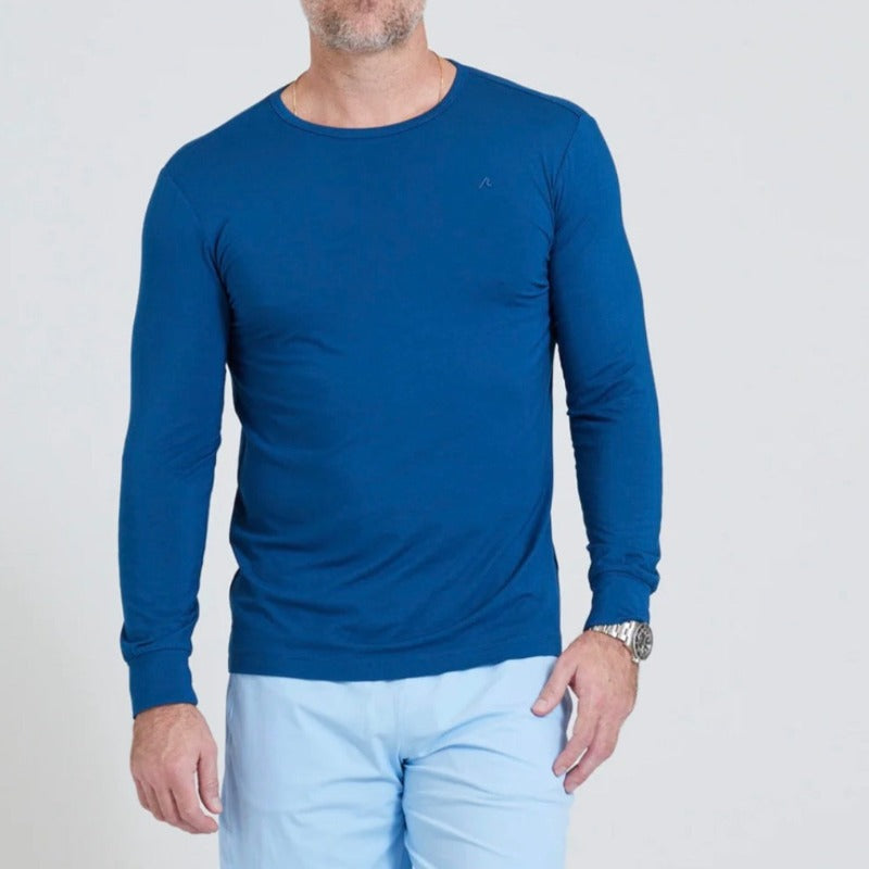 Redvanly Russell L/S Tee - Admiral Blue