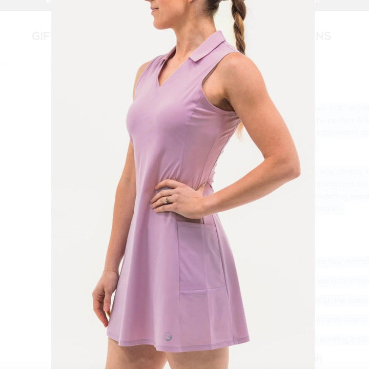 Foray Golf Core Dress (pockets) - Purple Rose