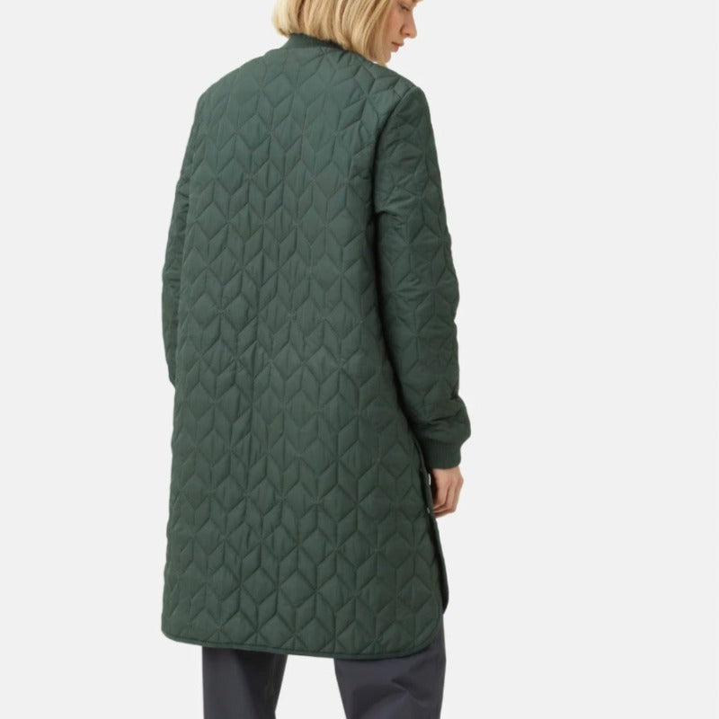 Ilse Jacobsen Quilted Coat - Dark Green