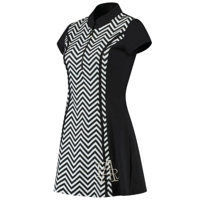 PAR69 Bling Dress - Black Zigzag