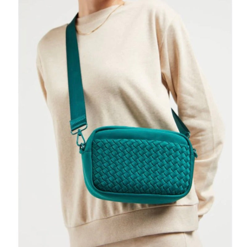 Sol and Selene Inspiration Woven Crossbody - Forest