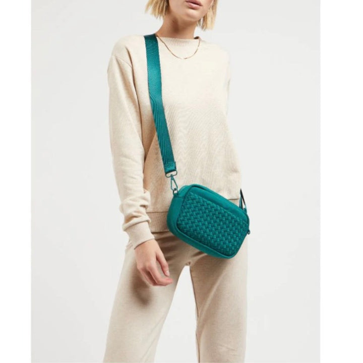 Sol and Selene Inspiration Woven Crossbody - Forest