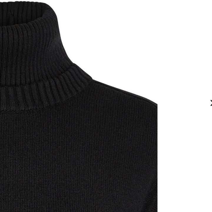 Marc Aurel Turtle/Crewneck Sweater - Black
