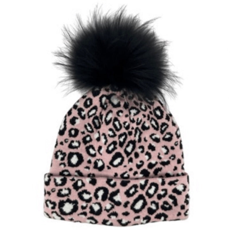 PNYC Charlotte Hat - Pink Leopard