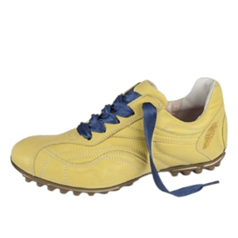 Henry & Magda Golf Shoe - Nappa Giallo (Yellow)