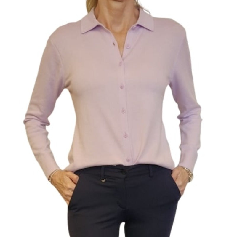 360 Cashmere Veronique Shirt - Lavender