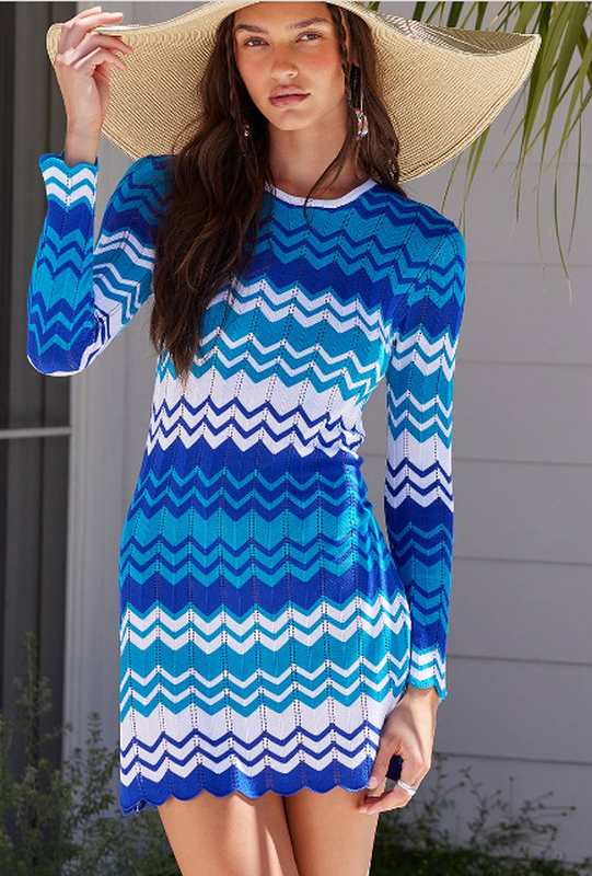 Beach Riot Shea Dress - Antibes Chevron