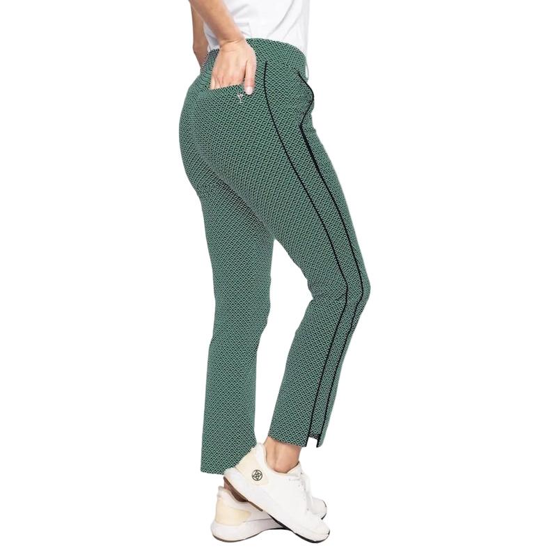 Golftini Ankle Pants - Blend In (Green/Navy)