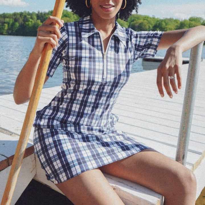 Smith & Quinn Ottolie S/S Dress - Mariners Plaid