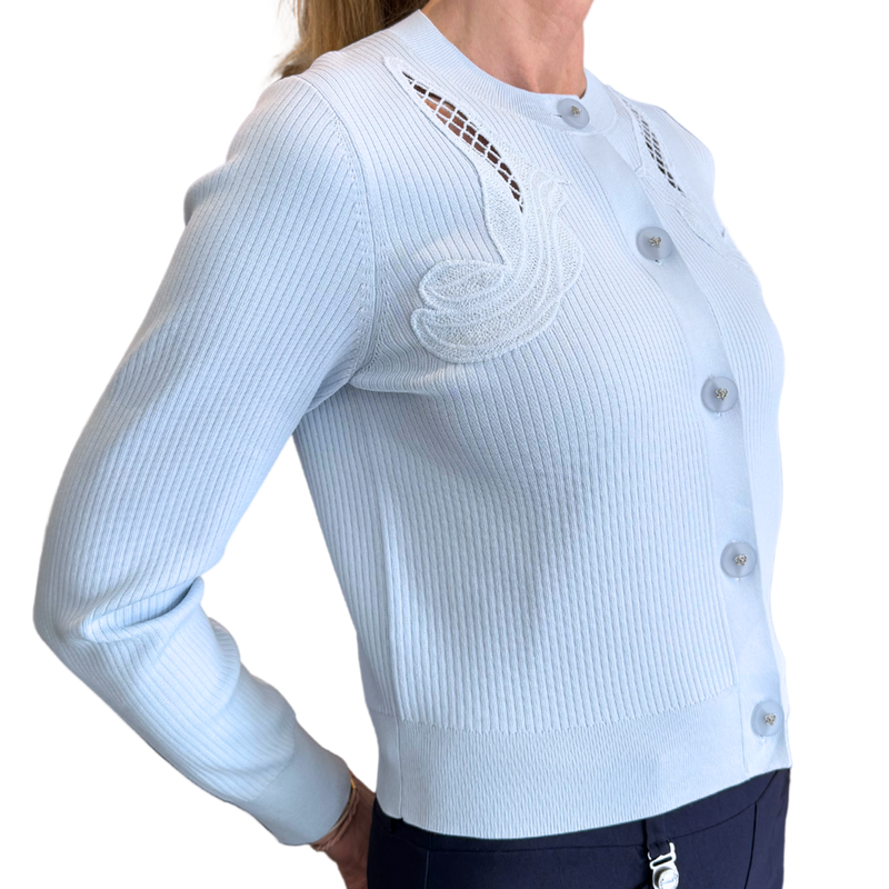 Sportalm Starlight Rib Cardigan - Blue