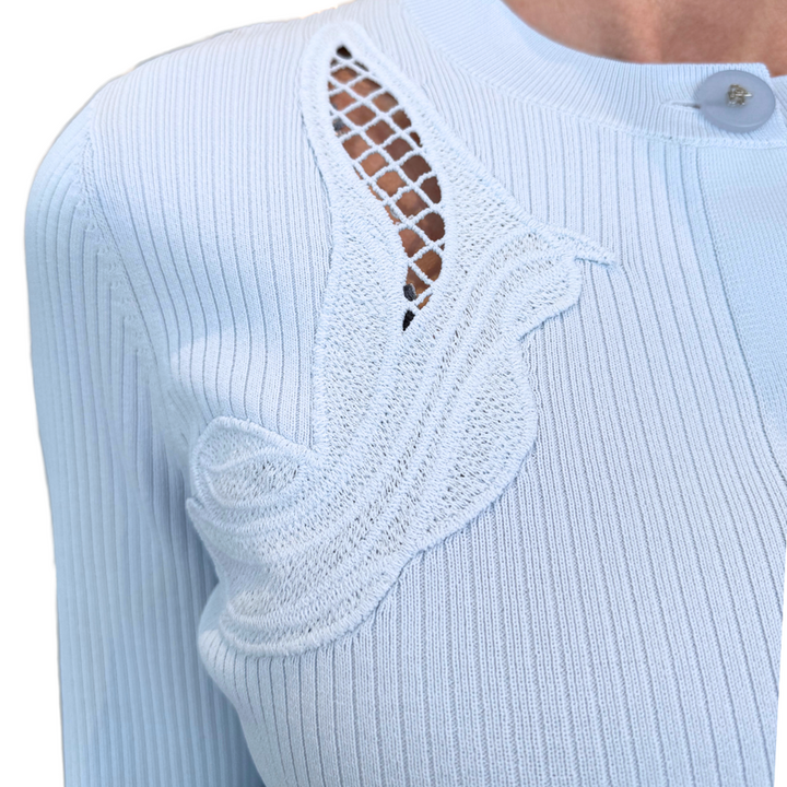 Sportalm Starlight Rib Cardigan - Blue