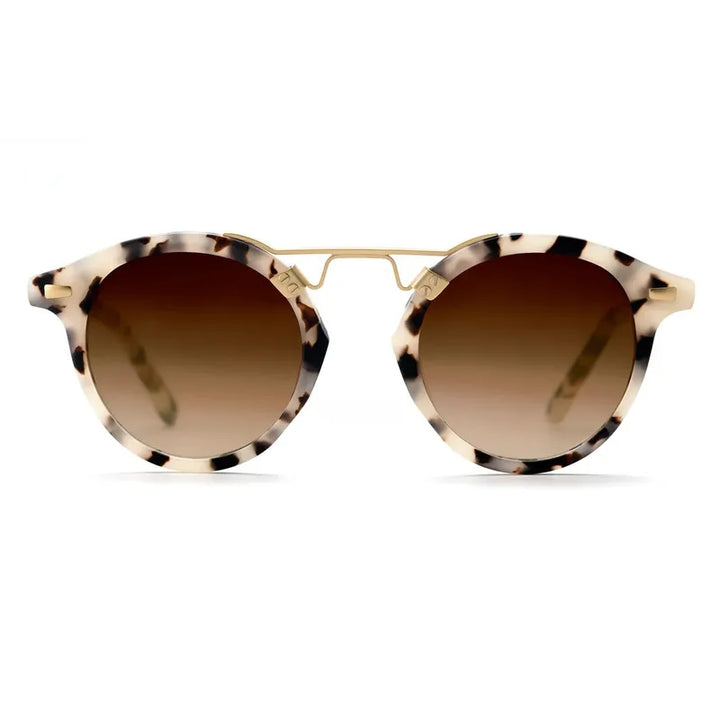 Krewe St Louis Sunglasses - 24K Matte Oyster