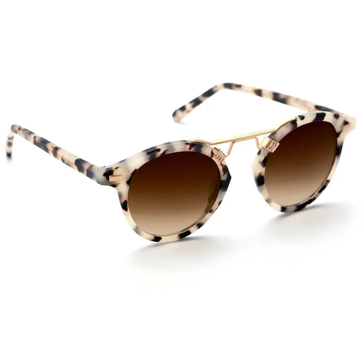 Krewe St Louis Sunglasses - 24K Matte Oyster
