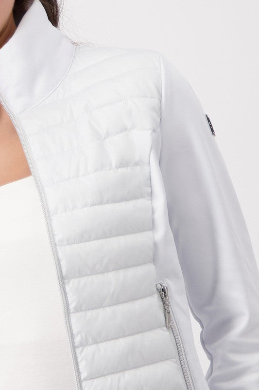 Monari Quilted Jacket - White