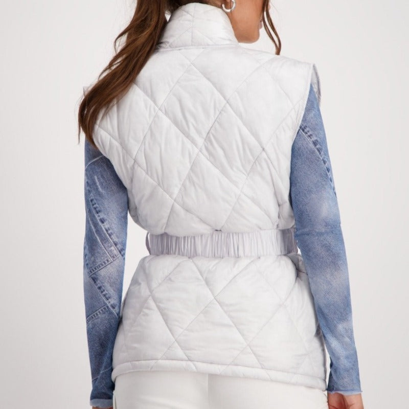 Monari Quilted Vest - Grey