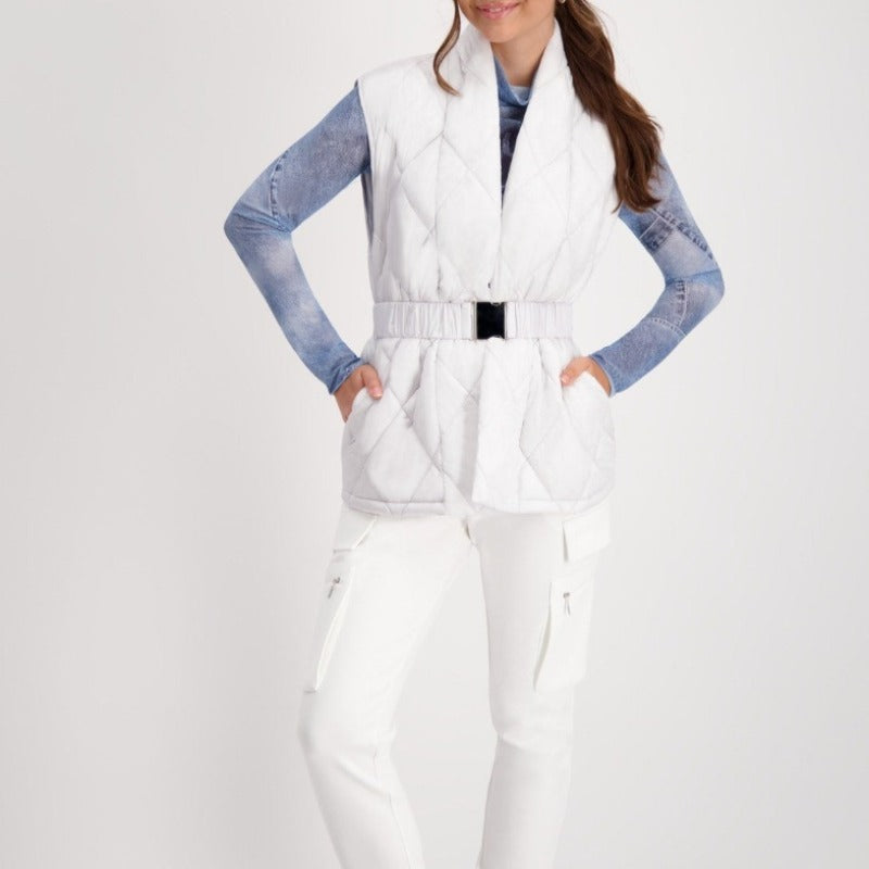 Monari Quilted Vest - Grey