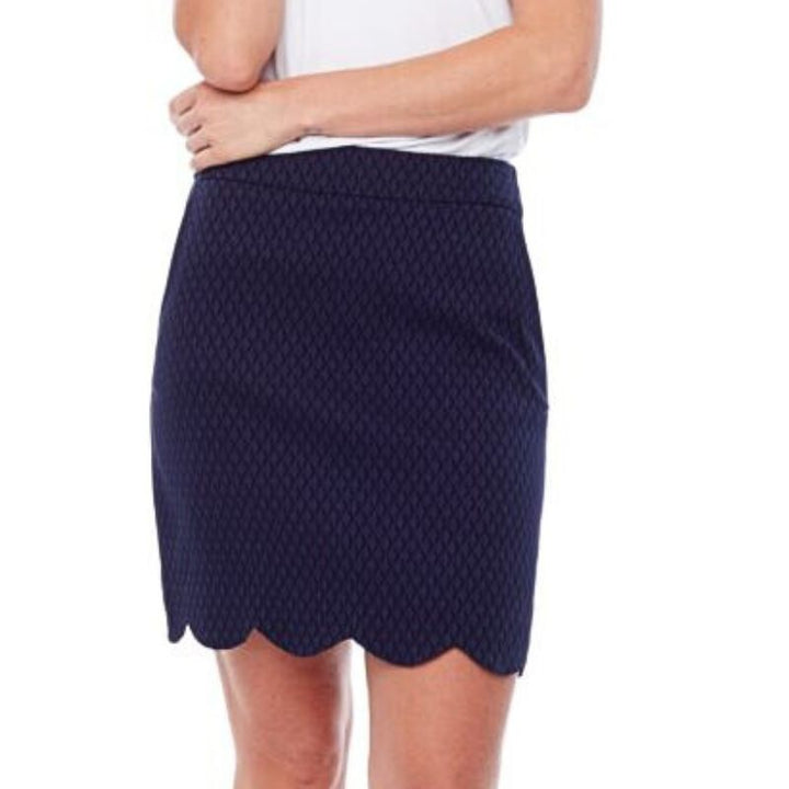 Swing Control Classic Skort (18") - Navy Scales