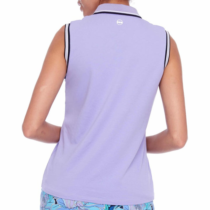 Swing Control Pique S/L Polo- Violet