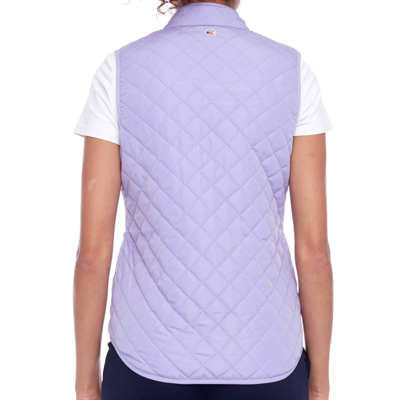 Swing Control Quilted Vest - Violet