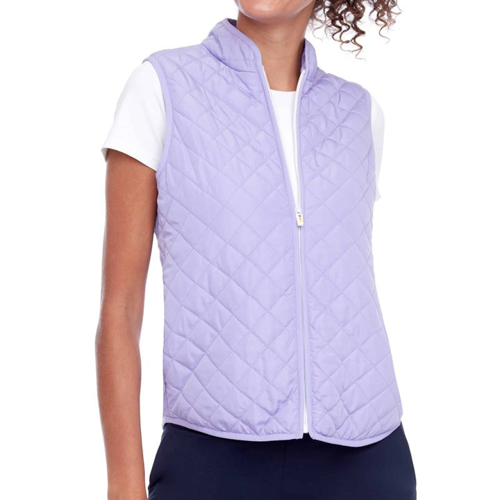 Swing Control Quilted Vest - Violet