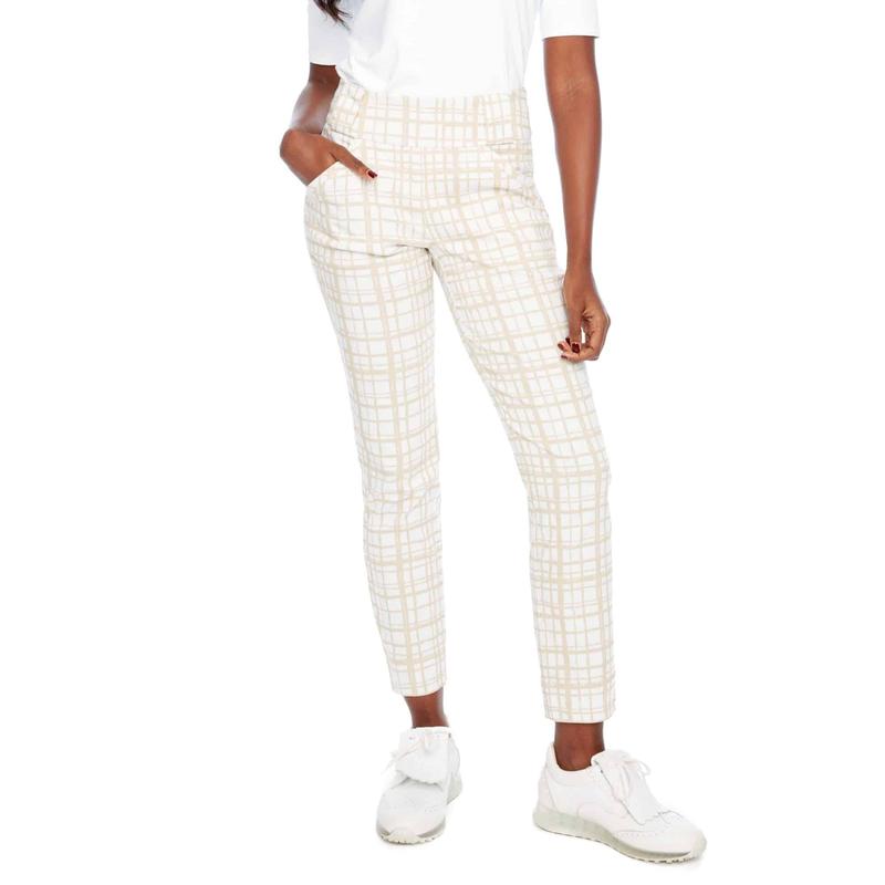 Swing Control Techno Ankle Pants (28") - Desert Plaid