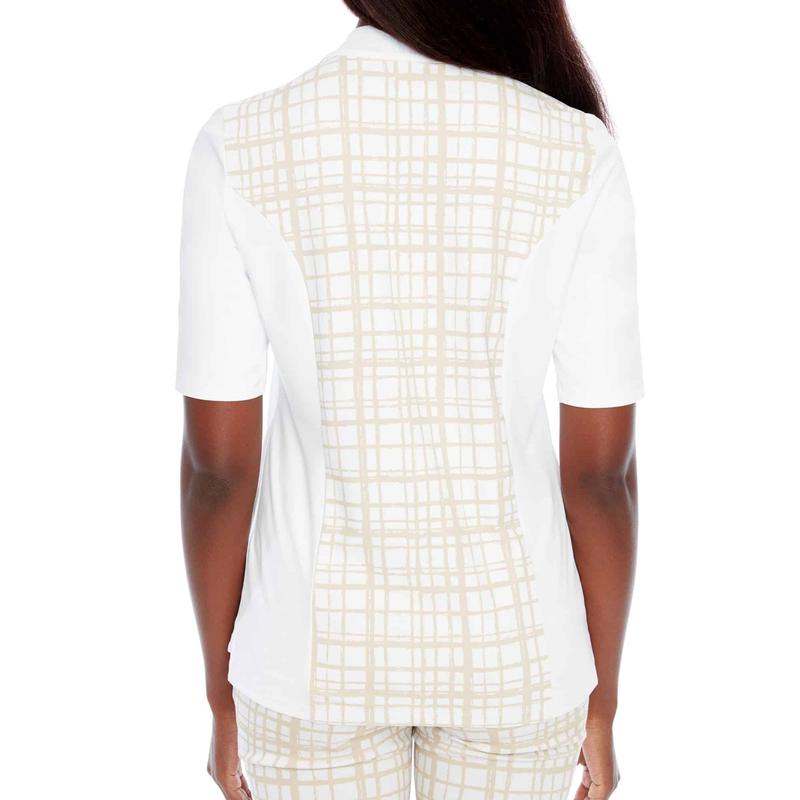 Swing Control Velocity S/S Polo - White/Desert