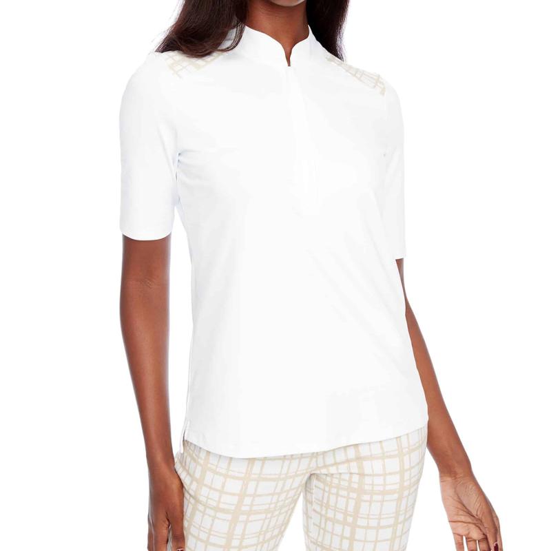 Swing Control Velocity S/S Polo - White/Desert