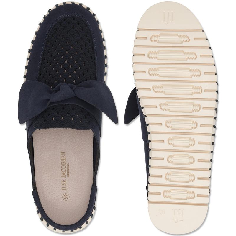 Ilse Jacobsen Tulip Slip In Shoe - Navy