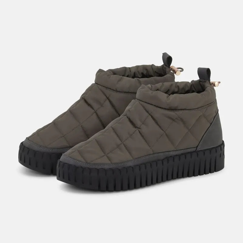 Ilse Jacobsen Low Padded Boot - Grey/Black