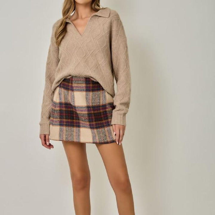 Mystree Mohair Cardigan - Sweet Brown