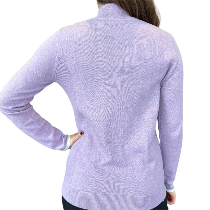 Alashan Cashmere Tee Time Sweater - Lavender Ice