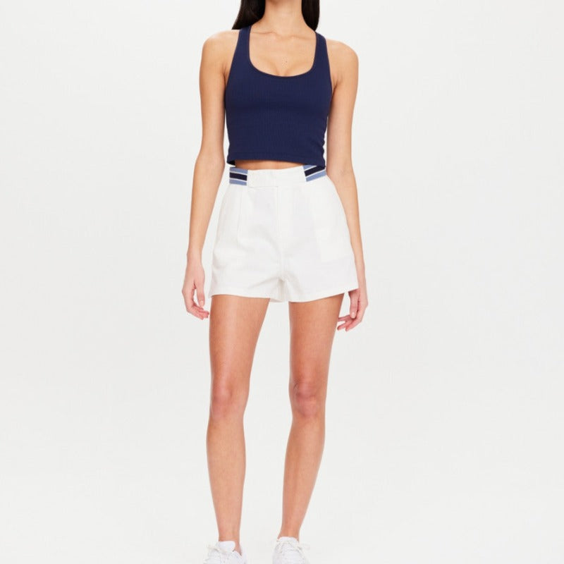 The Upside Balance Molly Crop Top - Navy