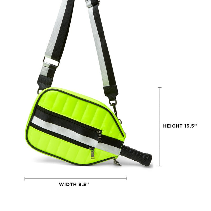 Think Royln Crossbody Pickleball Bag - Neon Yellow