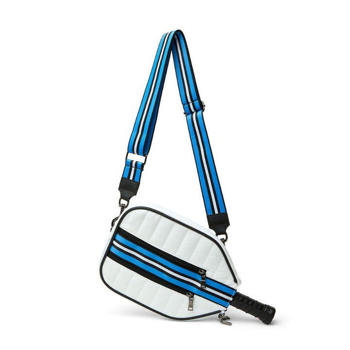 Think Royln Crossbody Pickleball Bag - White Patent