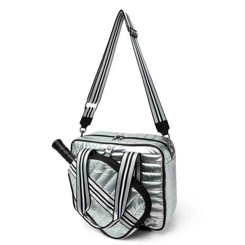 Think Royln Sporty Spice Pickleball Bag - Pearl Silver