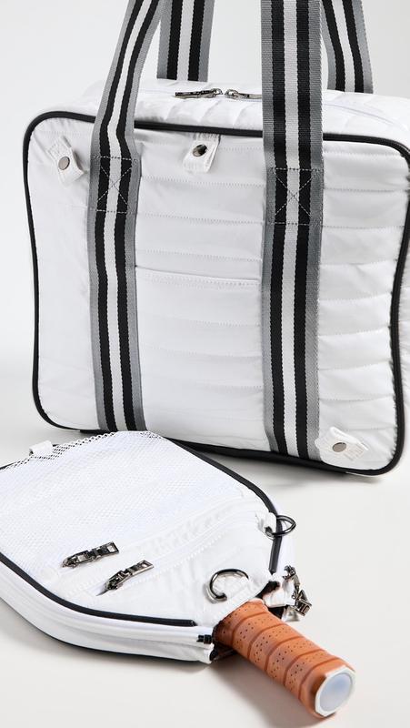 Think Royln Sporty Spice Pickleball Bag - White Patent