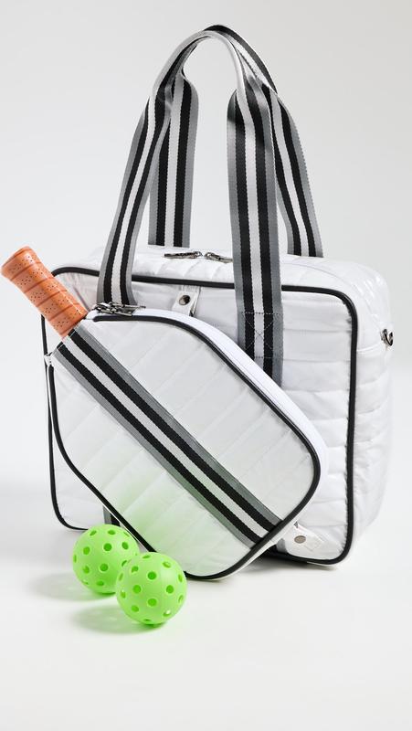 Think Royln Sporty Spice Pickleball Bag - White Patent