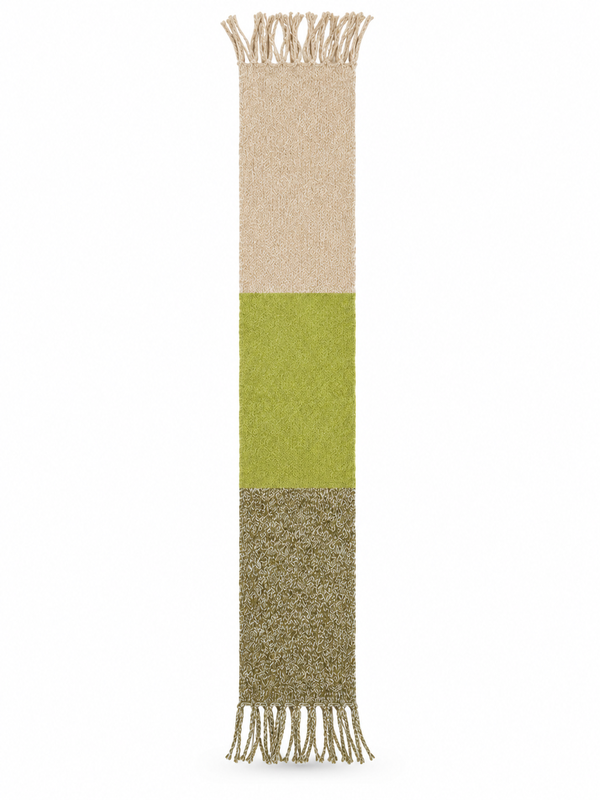 Marc Aurel Scarf - Chartreuse/Sand