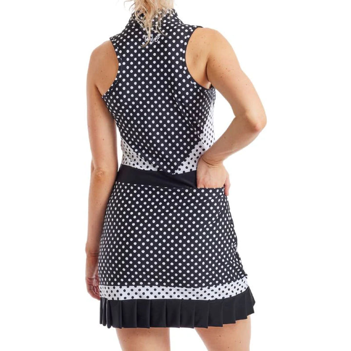 Tzu Tzu Jordan Dress - Black Polka Dotty