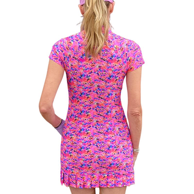 Tzu Tzu Pennie Dress - Tickle Me Pink