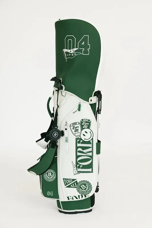 Fore All Golf Bag - Green/White Patches