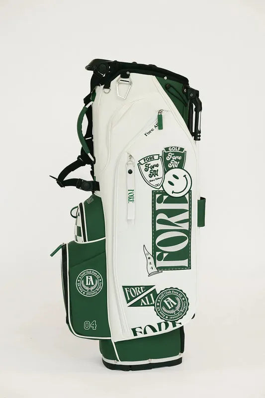 Fore All Golf Bag - Green/White Patches