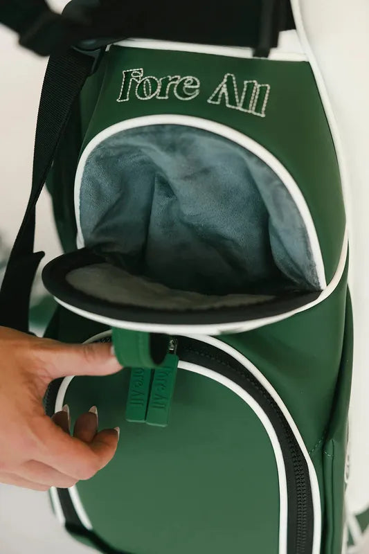 Fore All Golf Bag - Green/White Patches