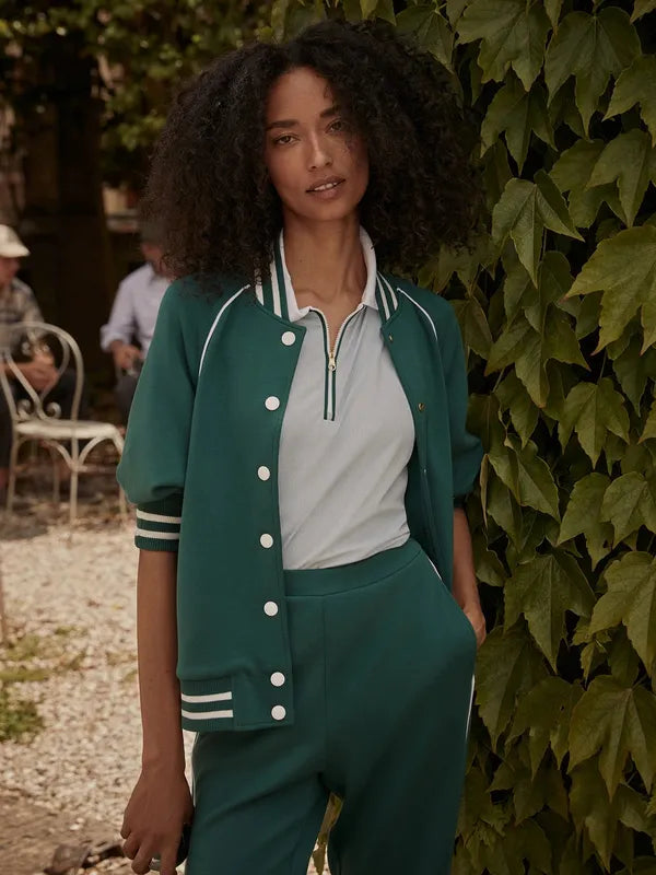 Varley Jepson Club Jacket - Forest Green