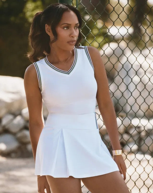 Veronica Beard Spin S/L Tank - White