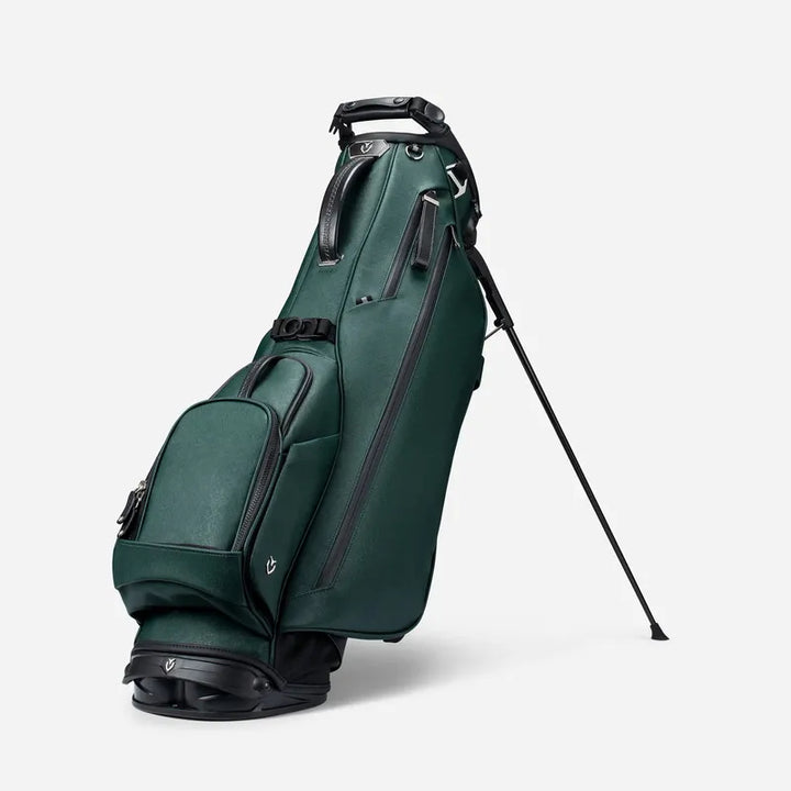 VESSEL Golf Lux Stand Golf Bag - Crosshatch Green
